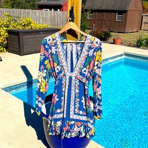 Free People blouse/ mini dress 12